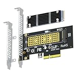 GLOTRENDS PA09-HS M.2 NVMe to PCIe 4.0 X4 Adapter with M.2 Heatsink for M2 NVMe SSD