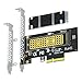 GLOTRENDS M.2 NVME Adapter Card with Heatsink PCIE 3.0 x 4 Bandwith (PA09-HS)