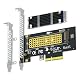 M.2 PCIe Adapter Glotrends PA09-HS für NVMe SSDs