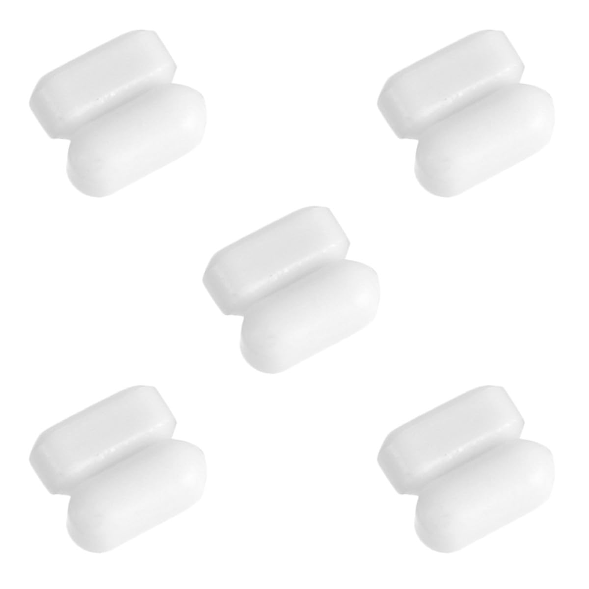 Barre di Agitazione Magnetica in Ptfe Bianco per Laboratorio, 10 Pezzi, Alta Sicurezza e Durata Eccezionale, per Miscelazione in Ambienti di Laboratorio Riutilizzabile
