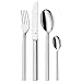 Produktbild WMF Lyric Besteckset, 6 Personen, 24-teilig, eingesetzte Messerklinge, Cromargan protect Edelstahl teilmattiert, extrem kratzbeständig, spülmaschinengeeignet
