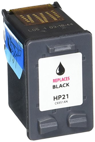 Printronic Remanufactured Ink Cartridge Replacement for HP 21 C9351AN (2 Black) 2 Pack