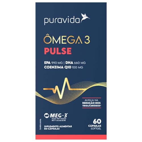 Ômega 3 Pulse 60 Cápsulas - Puravida