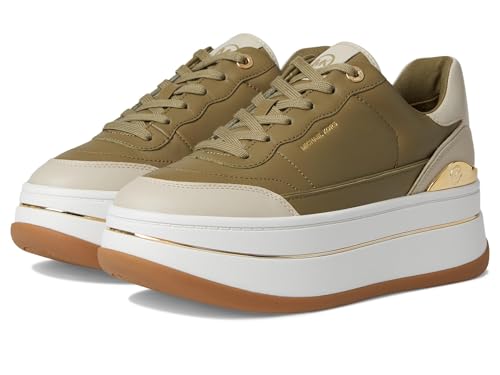 Michael Kors Womens Hayes Lace Up Safari Green 10.0 Medium