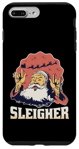 Sleigher Santa Claus Rock Christmas 蹃T^ X}zP[X iPhone 7 Plus/8 Plus p