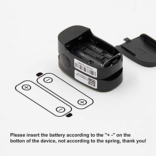 CONTEC CMS50NA Pulse Oximeter Fingertip Blood Oxygen Saturation Monitor SpO2 and PR Value Waveform Blood Oxygen Neck/Wrist Corda, Black - Image 5