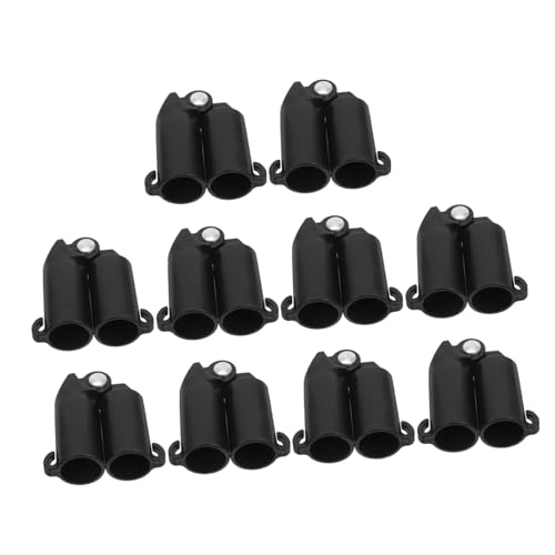 Cemaystic プラスチック製植物支柱接続クリップ10個セット ? ガーデンテレや温室フレームの安定化に最適な耐久性あるトレリス固定具