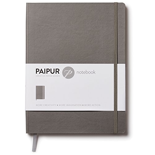 PAIPUR Notebook Journal ~ Fountain Pen Edition ~ BLANK Pages ~ Large 9.75"