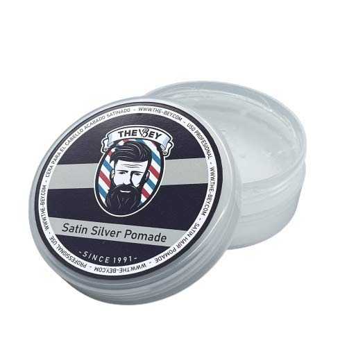 Cera al agua fijador peinados Satin Silver Pomade - Acabado satin con medio brillo