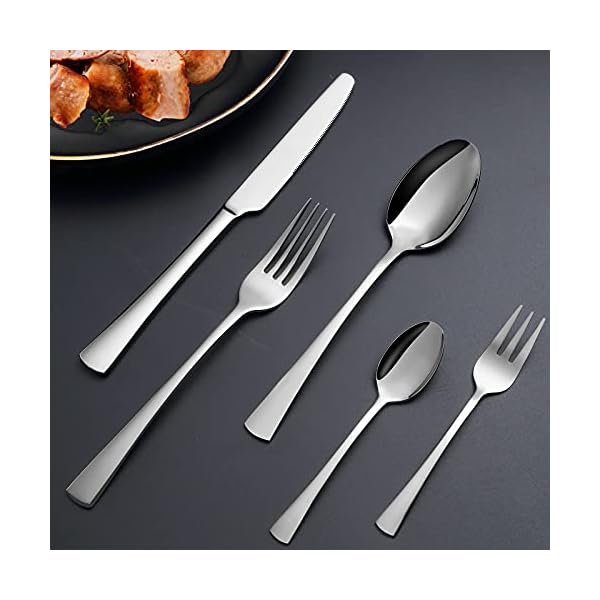 Bestdin Cutlery Set for 6 People, 30Piece Stainless Steel Cutlery Set