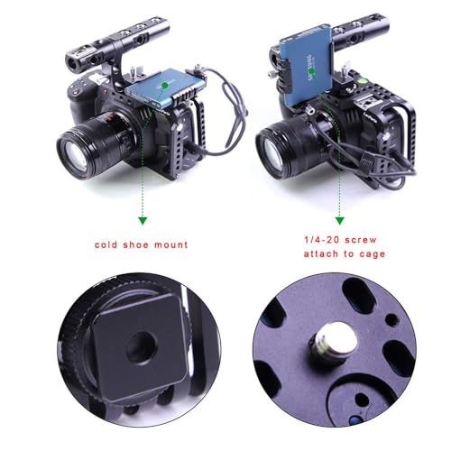 Image of Samsung SSD Holder Clamp with Cold Shoe for Samsung T5 SSD By Lanparte (Only Holder Include)