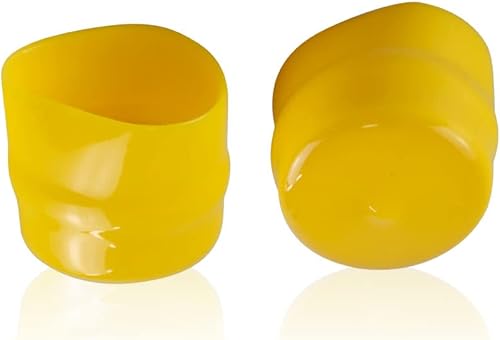 Miniatura 3 de M143338 - Tapacubos de goma para eje de rueda compatibles con J-OHN Deere Huskee Poulan Crafstman Ryobi Roper cortacésped, tractor, soplador de