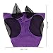 Estink Horse Fly Mask with Ears Horse Face Mask with Ears Horse Mesh Fly Mask Protection 60% Proof Breathable Stretchable for All Horses Arab Cob (Purple)