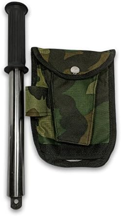 Matney 9 in 1 Multi Tool Emergency Camping Kit – Includes Hatchet Axe, Hammer, Shovel, Knife, Saw, Can and Bottle Opener, Nail Puller, Gut Hook, and Pouch – Great for Camping or Any Outdoor Activity