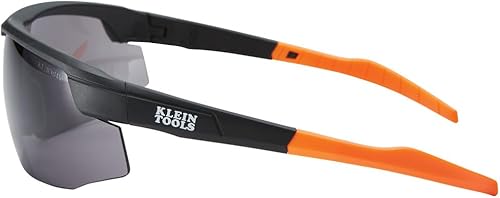 Miniatura 10 de KLEIN TOOLS 60160 - Lentes de seguridad, lentes de protección PPE con semicarco, resistentes a los arañazos y antiniebla, lentes grises