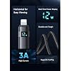 mcdodo USB A to Lightning iPhone Charging Cable with Horizontal LED Display 4ft Length Nylon Braided USB Lightning Fast Charger Cable Fit for iPhone 14 13 12 11/Pro/ProMax/Plus, iPad, AirPods, iTouch