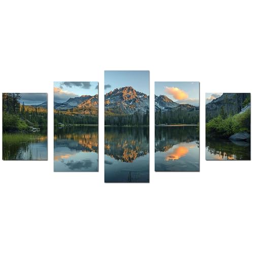 NEKAOEU(lJIE) 5Zbg ~̐ R A O[ A[gpl LoX |X^[ }Eec[΂̎ʐ^ G Ǌ|, wiG , ỉ  q, ǂ̊G()-60x125cm z