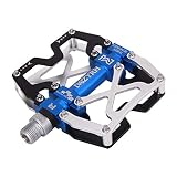 MZYRH Mountain Bike Pedals, Ultra Strong Colorful CNC Machined 9/16' Cycling Sealed 3...
