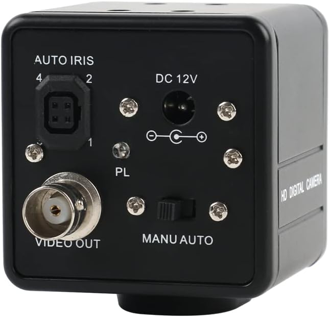 800TVL 1/3 Electronic Digital Microscope Camera BNC Colorful Industrail CCD Camera Compatible with Phone PCB Solering Repair Inspection