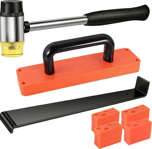 LOZAGU 43-Piece Laminate Flooring Tools, LVP installation kit, Vinyl Flooring Tools, Tapping Block...