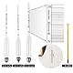 Tefeler Alkoholmeter Tester 3 pcs Hydrometer Meter Alkoholgehalt 0-100 Vol% Alkohol Vinometer + Thermometer für alle Spirituosen/Destillate, Whisky, Brandy, Wodka etc