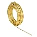 PandaHall 82 Feet Aluminum Wire 9 Gauge Flexible Metal Craft Wire for DIY Manual Arts Jewelry Making (Gold)