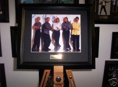 Status Quo Framed Autograph Photo Music Memorabilia