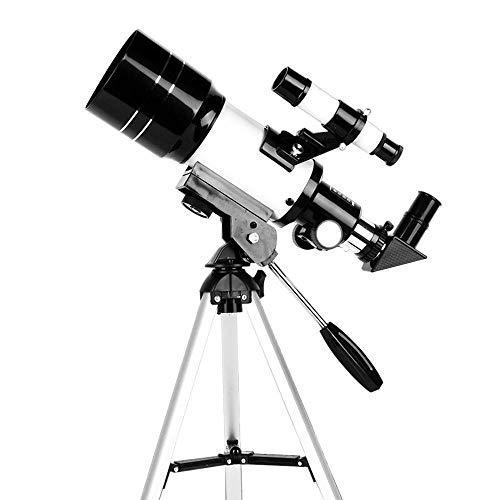 Telescopio astronómico refractor con trípode y dos oculares miniatura 5