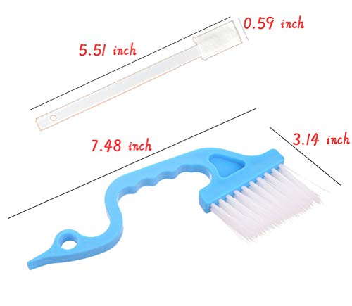 Window Cleaning Tools Door Window Track Cleaning Brushes Air Conditioning Shutter Cleaning Brushes Hand-Held Groove Gap 10 Pcs #TOP4