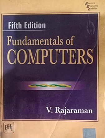 Amazon.in: Buy Fundamentals Of Computers By V Rajaraman Second Hand ...