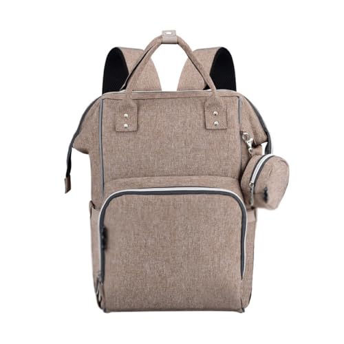 Multi functional and large capacity backpack, waterproof, portable, mom's backpack for going out(D)