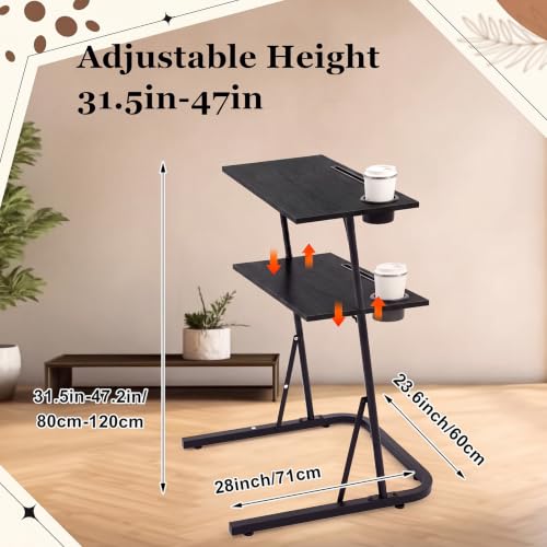 Image of Weysat Walking Pad Desk, Adjustable Height Treadmill Desk, 31.5 inch-47.2 inch