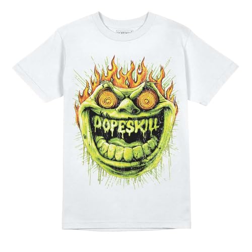 Image of DopeSkill Halloween Graphic Tee Streetwear Hip Hop Hypebeast Unisex T-Shirt Sneaker Colour Matching Shirts Spooky Graphic