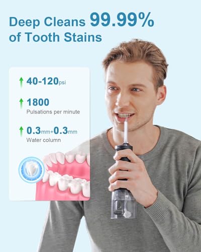 Operan OR869 Water Flossers For Teeth Cleaning Upgraded 300Ml Cordless Water Dental Flossers Portable Rechargeable Oral Irrigator thumb #4
