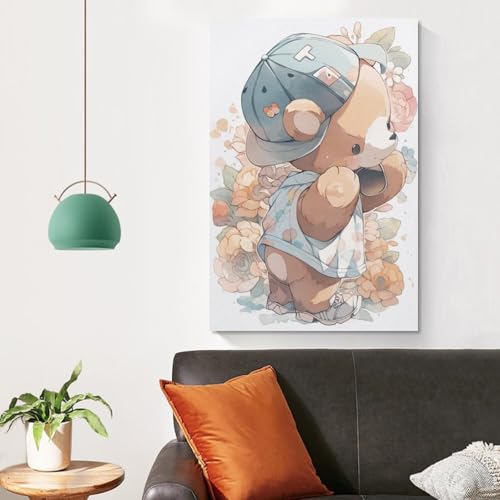 Toile tendue prête à accrocher 60x90 cm pour relooker un mur vide