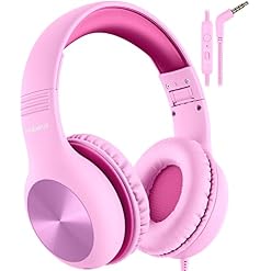 Nabevi Casque Audio Enfant, Casque Audio Enfant Filaire avec Microphone, 85/94dB Limite de Volume, Qualité Sonore HD… - Les Beatles, Paul McCartney, John Lennon, RIngo Starr, George Harrison