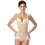  BaronHong Waist Trainer Band pour la Perte de Poids Sport Body Shaper en Acier désossé Contrôle du Ventre de Cincher (Nude, M)
