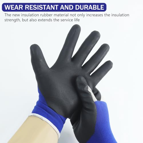 Image of Serplex Electrical Insulated Gloves 500V Voltage Resistance Safety Gloves