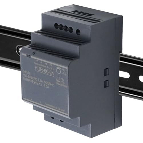 Transformateur 24V DIN Rail alimentation découpage 60W convertisseur AC DC pour automatisme