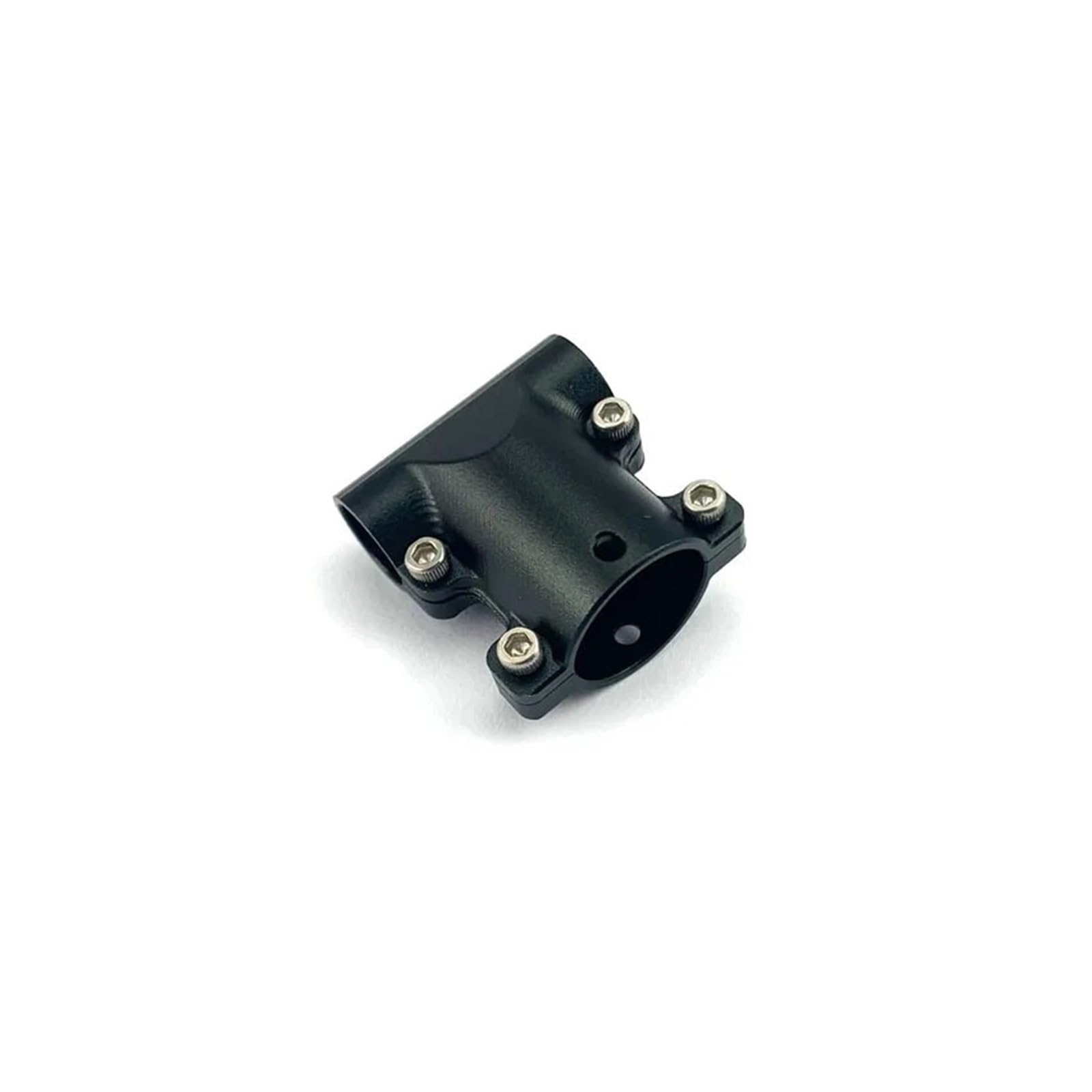 Giunto A T Da 16 A 10 Mm, Alluminio For Carrello Di Atterraggio Di Droni | Lavorato a CNC, parete da 3 mm, viti di fissaggio adatte for tubi da 16 e 10 mm.