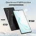 oakxco Designed for Samsung Galaxy Note 10 Phone Case Liquid Silicone Grip, Cute Thin Slim Soft Rubber TPU Plain Smooth Gel Cover for Women Girl Aesthetic, Matte Solid Protective & Shockproof, Black
