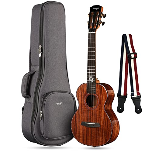 Enya Ténor Ukulélé EUT-K5 EQ Electrique Ukulele Kit 5A Koa Solide 26 pouces Petite Hawaïen Guitare avec Accessoire… - Les Beatles, Paul McCartney, John Lennon, RIngo Starr, George Harrison Enya Ténor Ukulélé EUT-K5 EQ Electrique Ukulele Kit 5A Koa Solide 26 pouces Petite Hawaïen Guitare avec Accessoire…