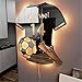 AMBMCCM Personalized Soccer LED Light, Custom Name Jersey Number, Bedroom Night Light, Children's Room Soccer Decoration Neon Light, Indoor Decoration, Birthday Gift for Son Who Loves Soccer