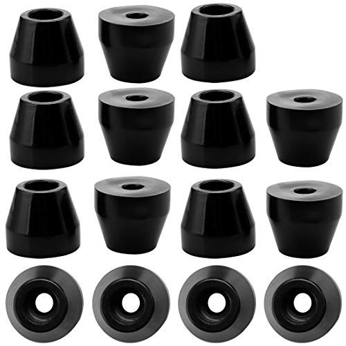 uxcell 4 piezas de goma pies parachoques muebles mesa amplificador altavoz compresor de aire protector de piso almohadillas de pierna de gabinete, D50x39xH30mm uxcell 4 piezas de goma pies parachoques muebles mesa amplificador altavoz compresor de aire protector de piso almohadillas de pierna de gabinete, D50x39xH30mm