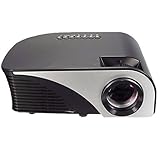 Video Projector,Dihome LCD LED 1200 Lumens Mini Projector Multimedia Home Theater Projector USB/AV/SD/HDMI/VGA ( HDMI Cable as Gift)-Black