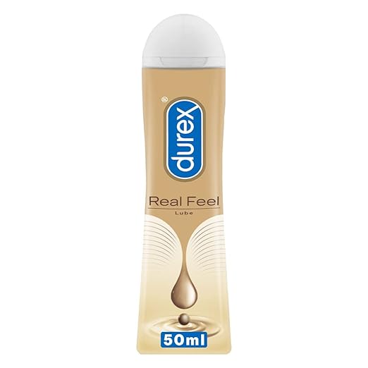 Durex Real Feel LongLasting Lubricant 50ml Silicone Lube lasts 3X
