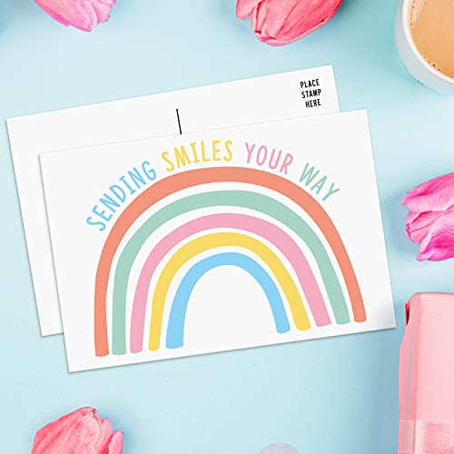 Sweetzer & Orange Thinking Of You Postcards Pack (60 Post Cards) 4X6 Postcards For Kids And Adults. Assorted Blank Thinking Of You Cards, Sympathy Cards, Greeting Cards. 300Gsm Note Cards #TOP3