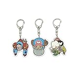 EBTY-Dreams Inc. - Set of 3 OP Acrylic Keychain Franky, Tony Chopper, Usopp v1