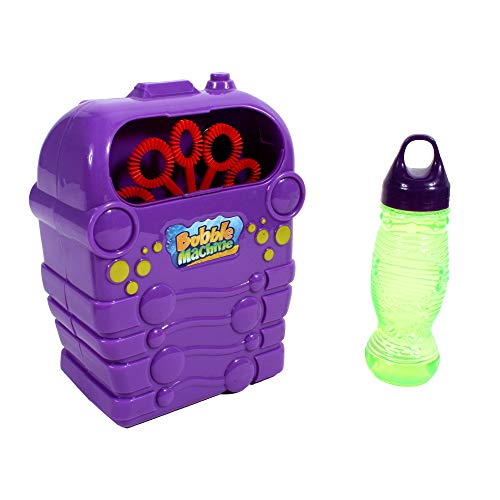 BLUE SKY - Machine À Bulles - Bulles de Savon - 049018 - Violet - Plastique - Jouet Enfant - Jeu de Plein air - 17 cm x 12 cm - À Partir de 3 Ans