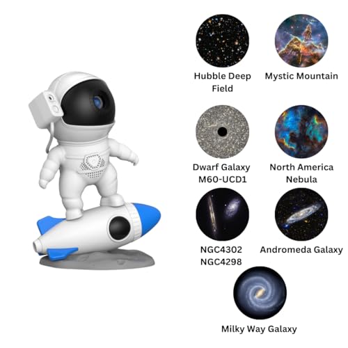 Miniatura 2 de Juego De Discos Para Proyector De Galaxia Astronauta Cohete 4. Generación 7 Discos Con Imágenes De Calidad Hd